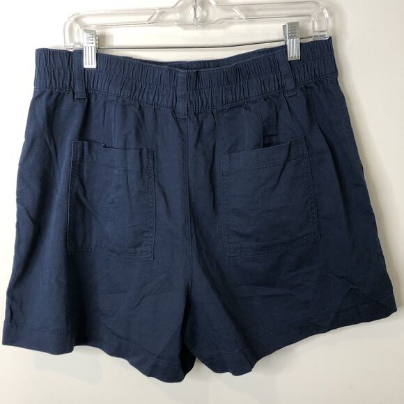 Gap NWT Women's Easy Utility Navy Blue Shorts Size 12 - Picture 5 of 8